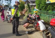 Sat Lantas Polres Luwu Timur Tertibkan Kendaraan Pakai Knalpot Racing