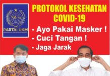 Partai UKM Usul Presiden Jokowi Berlakukan PSBB Longgar, Agar Perekonomian dan Kehidupan Sosial Berjalan Normal