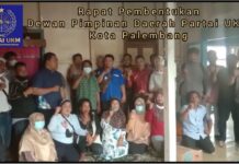 Pengurus DPD Partai UKM Kota Palembang Resmi Dibentuk