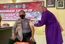 Hari Ini, Polres Luwu Utara Vaksinasi Covid-19 Tahap II
