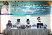 DPMPTSP Lutim Gelar Sosialisasi dan Bimtek Bagi Pelaku Usaha