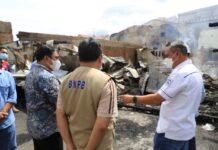 Pasca Bencana Kebakaran, Wabup Budiman Pantau Langsung Penanganan Korban