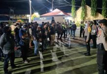 Usai Diberi Arahan, Komunitas Motor Vespa Dipersilahkan Pulang