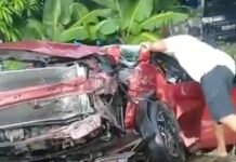 Tabrakan di Luwu, Satu Orang Dikabarkan Tewas, Tiga Luka