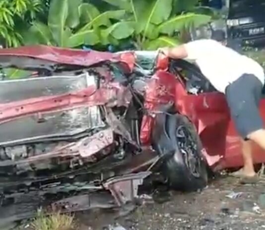 Tabrakan di Luwu, Satu Orang Dikabarkan Tewas, Tiga Luka