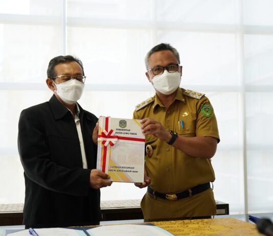 Serahkan LKPD ke BPK RI, Wabup Budiman Optimis Raih WTP