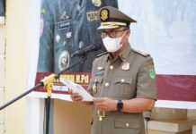 Apel Gelar Pasukan, Budiman Minta Personil Satpol PP, Linmas, dan Damkar Responsif dan Proaktif