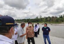 Tindak Lajuti Hasil Rapat DED, Wabup Luwu Utara dan BBWSPJ Tinjau Lapangan Pembangunan Kanal Salu Matoto