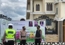 Kapolres Luwu Timur Pantau Pelaksanaan Ibadah Jumat Agung