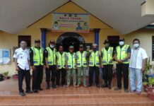 Pimpin Apel Pagi Linmas, Nahris Ingatkan Prokes