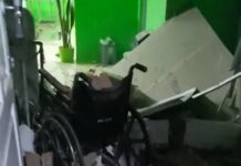 Breaking News : Ruang UGD Puskesmas Wotu Roboh