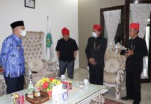 Pemangku Adat Pamona Audiens Bupati Lutim Terkait Kegiatan Rapat Akbar