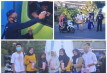 Berkah Ramadhan, Nyasar Comunity Bagi-Bagi Takjil di Jalan Poros Bone Makassar