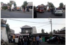 Bersama Aparat Desa Binuang, Komunitas Pabokori Bagi Takjil di Jalan