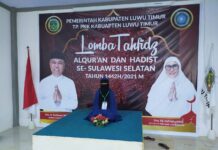 Lomba Tahfidz Al-Qur’an dan Hadist Sulsel, Lutim Ikutkan 7 Peserta