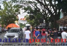 Puluhan Sopir Datangi Posko Penyekatan Mudik Batas Luwu dan Luwu Utara, Ini Alasannya !