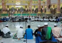Mengenang KH Sanusi Baco, PMII Bone, MUI dan NU Doa Bersama di Masjid Almarkaz