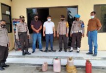Operasi Rutin Miras, Polsek Wotu Amankan 25 Liter Ballo
