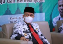 Halal Bi Halal PGRI, Bupati Budiman Ajak Para Guru Tingkatkan Profesionalisme
