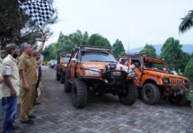 Bupati Budiman Lepas Komunitas Jip Luwu Timur Ikuti ORX Adventure