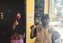 Upaya Pencegahan Covid19, Tim Satgas COVID-19 Desa Mandiri Sosialisasi Dari Rumah ke Rumah