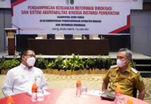 Kemenpan RB Dampingi Evaluasi Sakip dan RB Pemkab Luwu Timur