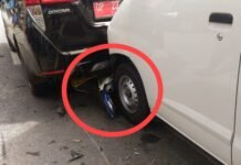 Randis Perkimtan Luwu Timur Ditabrak, Ada Motor Trail Dibawah Kolong Mobil