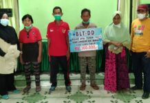 Pemdes Lumbewe Salurkan BLT-DD Tahap IV ke 48 KPM