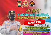 Polres Luwu Timur Ajak Masyarakat Sukseskan Program Vaksinasi