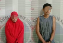 Satres Narkoba Tangkap Pasutri di Malili