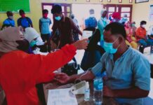 Tindak Lanjut Surat Plt.Camat Malangke, 195 Warga Desa Salekoe Lakukan Vaksinasi Tahap Pertama