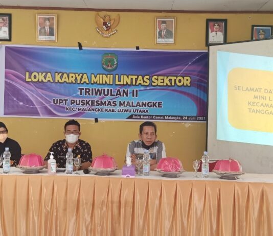 Bahas Pembangunan Kesehatan, Puskesmas Malangke Gelar Lokmin Lintas Sektor