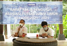 Gelar Raker, Ketua AFK Lutim : Fokus Utama Kita Pembinaan Usia Muda