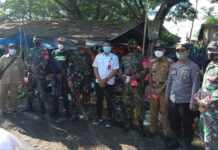 Pasar Rakyat Bengo Disambangi Tripika Kecamatan, Beri Imbauan dan Bagi Masker