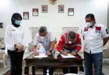 Dukung Program RTH, PT. CLM dan PT. Aneka Gas Teken MoU dengan Bupati Luwu Timur