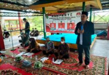 Ini Harapan Plt Camat Malangke Saat Hadiri Pemaparan Visi-Misi Cakades di Desa Pattimang