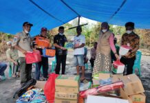 Gerak Cepat, Dinsos Luwu Timur Beri Bantuan Korban Kebakaran di Tomoni