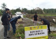 Polres Bone Periksa Lahan Proyek Jalan Nasional Koppe Taccipi