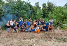 Perindah Kawasan Wisata, Puluhan Satpol PP Gotong Royong di Bulu Poloe