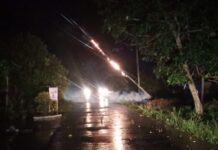 Tertimpa Pohon, Kabel Listrik PLN Terbakar