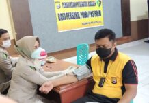 Personil Polres Luwu Timur Ikuti Pemeriksaan Kesehatan Berkala