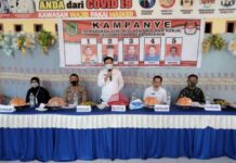 Hadiri Pemaparan Visi-Misi Cakades di Desa Salekoe, Sekda Luwu Utara : Perhatikan Prokes COVID-19