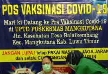 Stok Vaksin di Luwu Timur Habis, PKM Mangkutana Imbau Masyarakat Sabar Menunggu