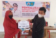 Hadiri Penyaluran BLT DD Takkalala, Jamal : Bantuan Ini Untuk Pemulihan Perekonomian