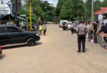 Laksanakan Imbauan Kemenag, Polsek Malili Gelar Doa Bersama