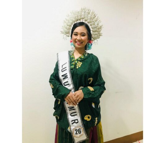 Anita Wulandari Juara Harapan Dua Putri Pariwisata Tingkat Sulsel 2021