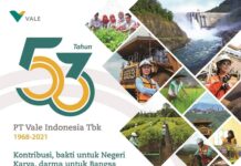 53 Tahun PT. Vale, Berikut Rangkuman Karya Perusahaan Bagi Negeri dan Kehidupan