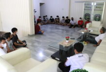 Bupati Budiman Berikan Motivasi Pemain Futsal Praporprov Lutim
