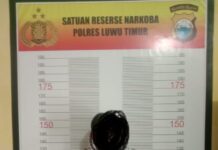 Sat Narkoba Polres Luwu Timur Amankan Satu Orang Pria Diduga Pengedar Obat Terlarang