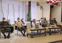Rakor Bersama Plt Gubernur Sulsel, Bupati Luwu Utara Usul Obat Gratis Bagi Pasien Covid-19 Yang Isoman
